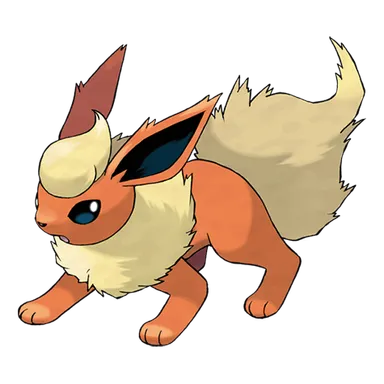 official artwork of flareon